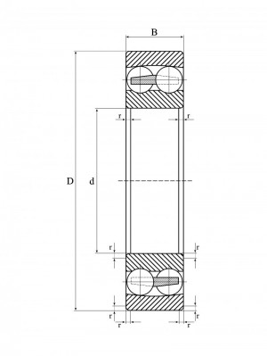 Подшипник FLT-008 (135-929 TNG FLT) – 130x172x38 NTN копия