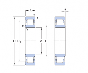 Подшипник NU206 ECP SKF