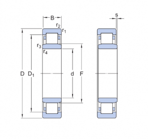 Подшипник NU207 ECP SKF